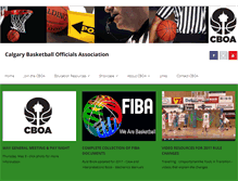 Tablet Screenshot of cboa.ca